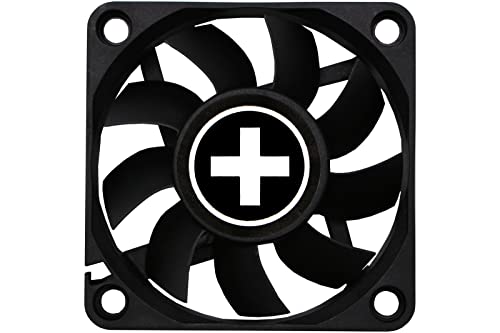 Xilence XPF60S.W 60mm leiser Gehäuselüfter, 3PIN, einfacher Einbau, 270mm Kabellänge, Hydro Bearing, guter und kühlender Airflow im Office/Home/Server PC, schwarz von Xilence