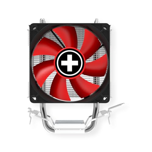 Xilence A402 AMD CPU Luft Kühler, AM5/AM4, 130W TDP, leiser 92mm PWM Lüfter, einfache Montage, optimal für moderate Kühlanforderungen im Office, Home und Gaming, mit Direct Touch Technologie, silber von Xilence