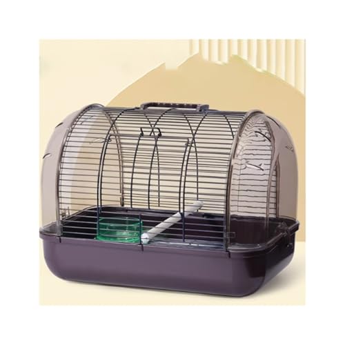 Vogelkäfig Bird Cage Parrot Cage Cage Special Out Pet Acrylic(Bruin) von Xilin-872