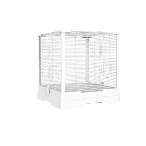 Vogelkäfig Luxusvilla Großer Vogelkäfig Papageienkäfig Quadratischer Aluminiumsäulenkäfig von Xilin-872