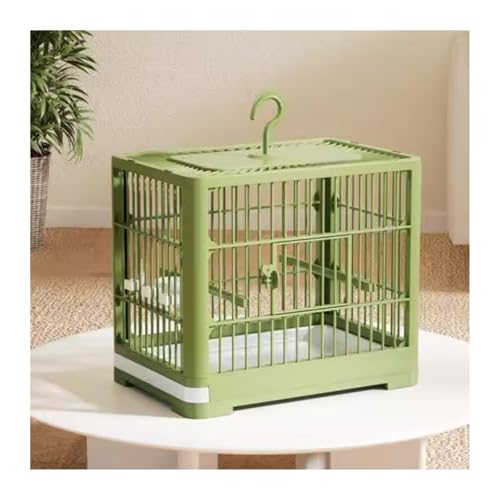 Vogelkäfig Vogelkäfig Papagei Home Großer Zucht Spezieller tragbarer Take-Out-Beobachtungskäfig(Green) von Xilin-872