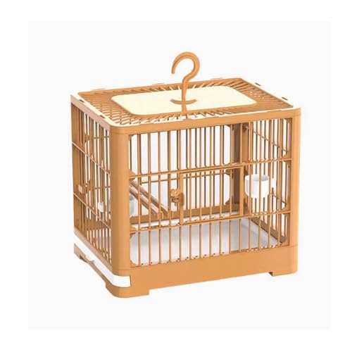 Vogelkäfig Vogelkäfig Papagei Home Großer Zucht Spezieller tragbarer Take-Out-Beobachtungskäfig(Orange) von Xilin-872