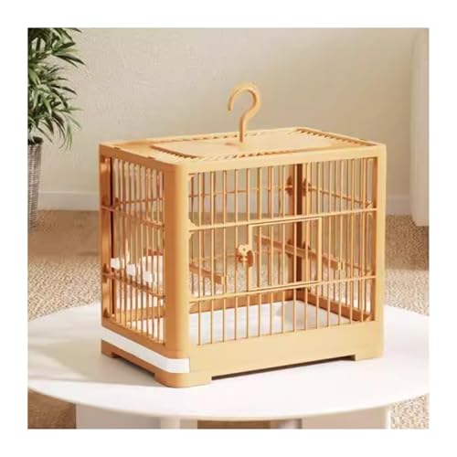 Vogelkäfig Vogelkäfig Papagei Home Großer Zucht Spezieller tragbarer Take-Out-Beobachtungskäfig(Orange) von Xilin-872