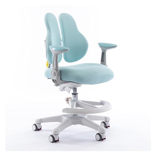 Xilin-872 Büro-Computer-Schreibtischstuhl- Kinder-Studienstuhl kann den Sitz anheben, Sitzhaltungskorrektur-Stuhl, Verstellbarer Hocker for kleine Studenten, Schreibstuhl for zu Hause(Blue) von Xilin-872