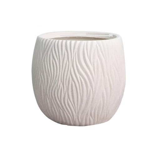 Xilin-872 Pflanztopf Nordischer Stil Großer Pflanztopf Leichter Luxus Boden bis zur Decke Großer Durchmesser Blumentopf Balkon Wohnzimmer Blumenübertopf von Xilin-872
