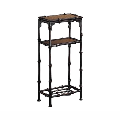 Xilin-872 Vase Podest Stand Dreistöckiges Blumenregal im neuen chinesischen Stil, Bodenregale aus Bambus for das Wohnzimmer Bonsai-Basis von Xilin-872