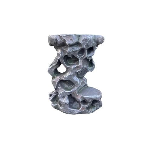 Xilin-872 Vase Podest Stand Kreativer dekorativer Bonsai-Ständer for Zuhause, imitierte Felsen, Display-Basis for drinnen und draußen Bonsai-Basis von Xilin-872