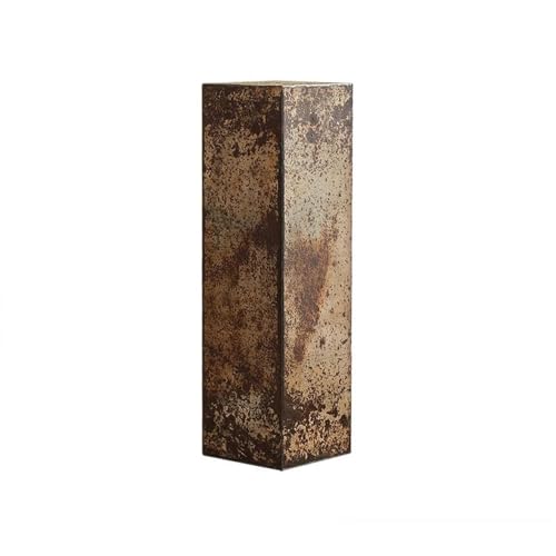 Xilin-872 Vase Podest Stand Metall Eisen Haut Ornament Display Basis, Vintage Distressed Wohnzimmer Blume Tisch Rack Bonsai-Basis(Klein) von Xilin-872