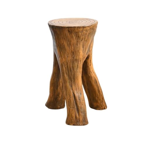 Xilin-872 Vase Podest Stand Neuer Pflanzenständer im chinesischen Stil aus Holzimitat, Displaybasis aus Harz for den Innenbereich Bonsai-Basis von Xilin-872