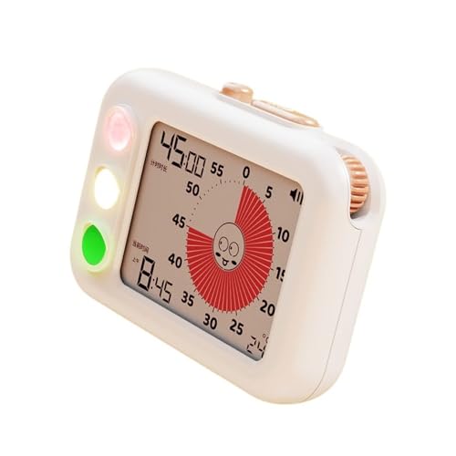 Zeitmanager, Time Manager 180-Minuten-Schreibtisch-Visual-Timer, Countdown-Timer-Erinnerung for Klassenzimmer, Büro, Homeschooling, Lernwerkzeug mit geräuschlosem Betrieb Countdown-Erinnerung Zeitmanager, Time Manager 180-Minuten-Schreibtisch-Visual-Timer, Countdown-Timer-Erinnerung for Klassenzimmer, Büro, Homeschooling, Lernwerkzeug mit geräuschlosem Betrieb Countdown-Erinnerung von Xilin-872