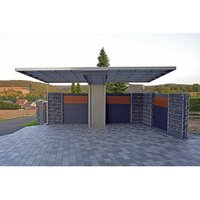 XIMAX Carport »Neo Typ 2856«, typ_90, BxT: 276 x 555,2 cm, Firsthöhe: 274,3 cm - silberfarben von Ximax