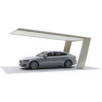 XIMAX Einzelcarport »MyPort 7«, Typ 60, Außenmaß BxT: 269 x 511,9 cm, edelstahlfarben - silberfarben von Ximax