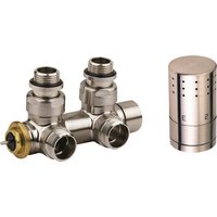 XIMAX Mittenanschlussgarnitur, BxHxL: 130 x 60 x 135 mm, edelstahlfarben - silberfarben von Ximax