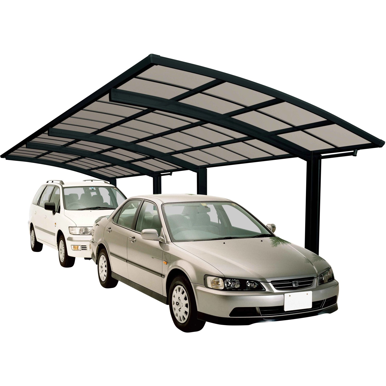 Ximax Alu Doppelcarport Portoforte Tandem Typ 60   270cm x 983cm Sonderfertigung von Ximax