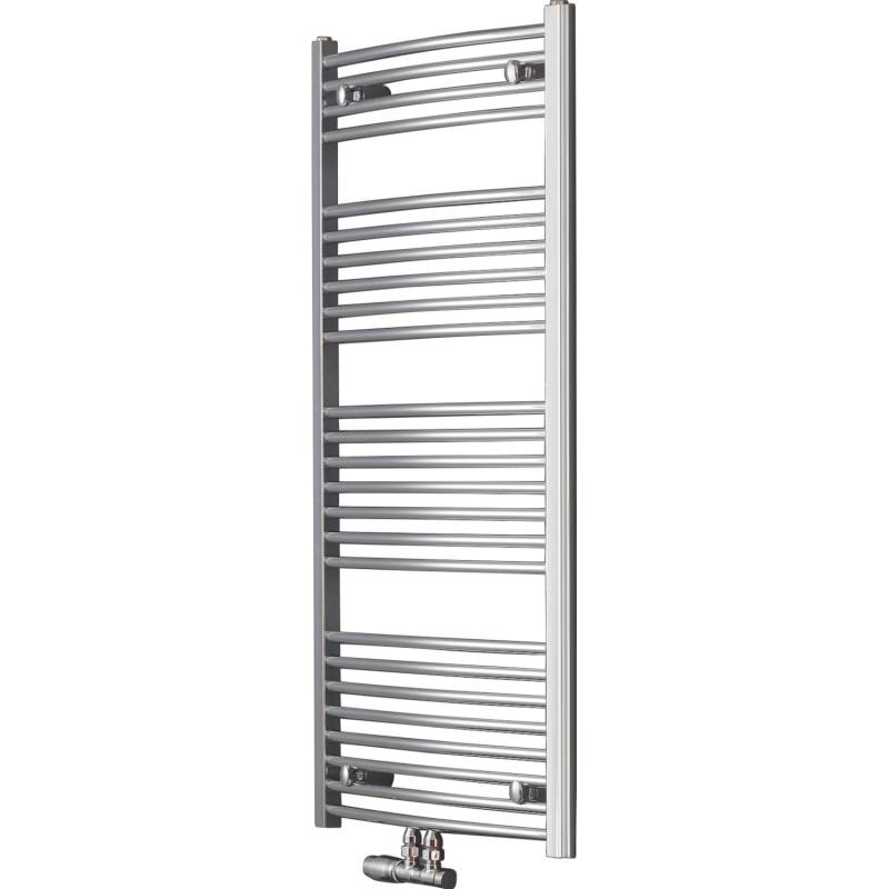 Ximax Badheizkörper C2 geschwungen Mittenanschluss Chrom 916 x 450 mm 237 Watt von Ximax