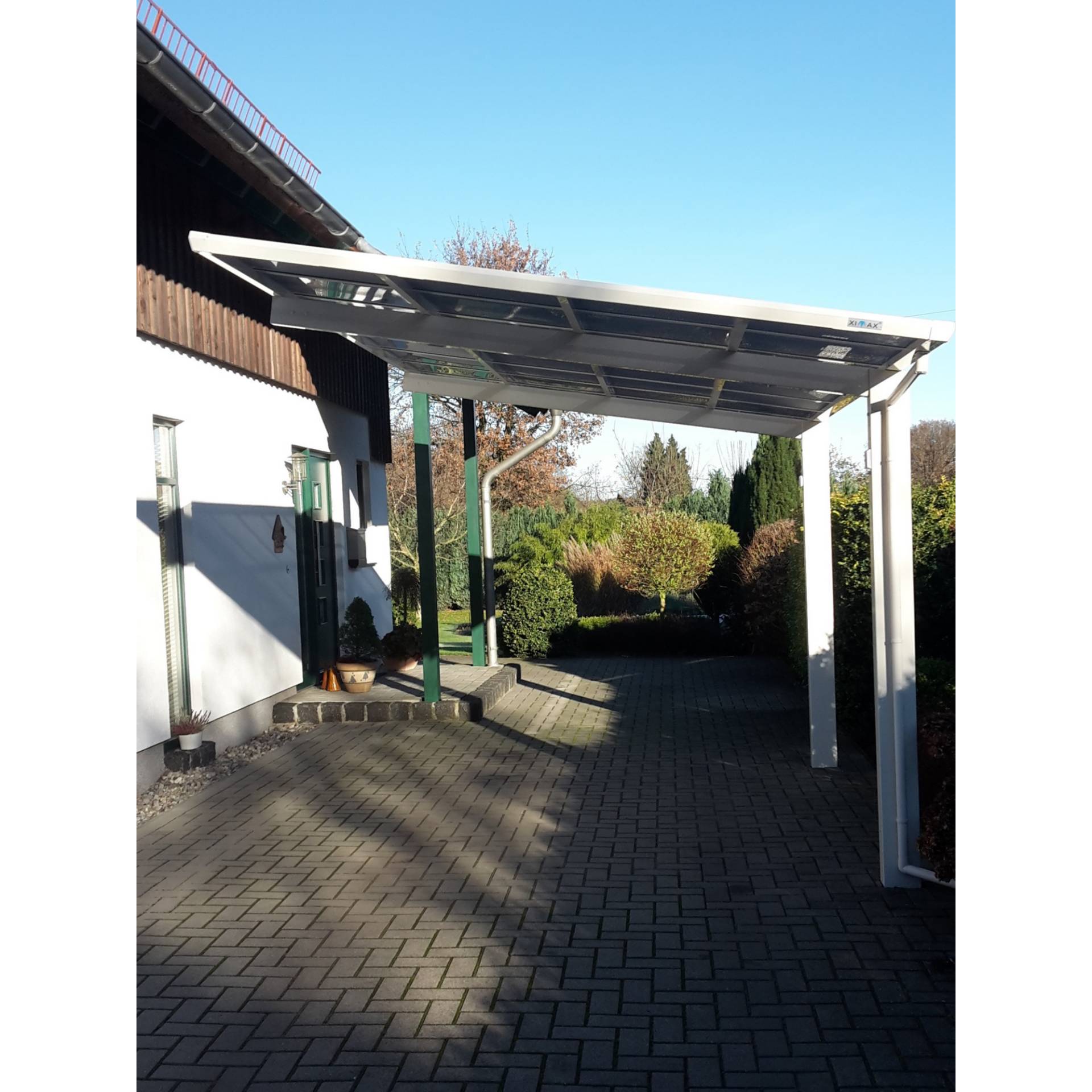 Ximax Einzelcarport 'Linea Typ 80 WW' weiß 273 x 495 x 294 cm von Ximax