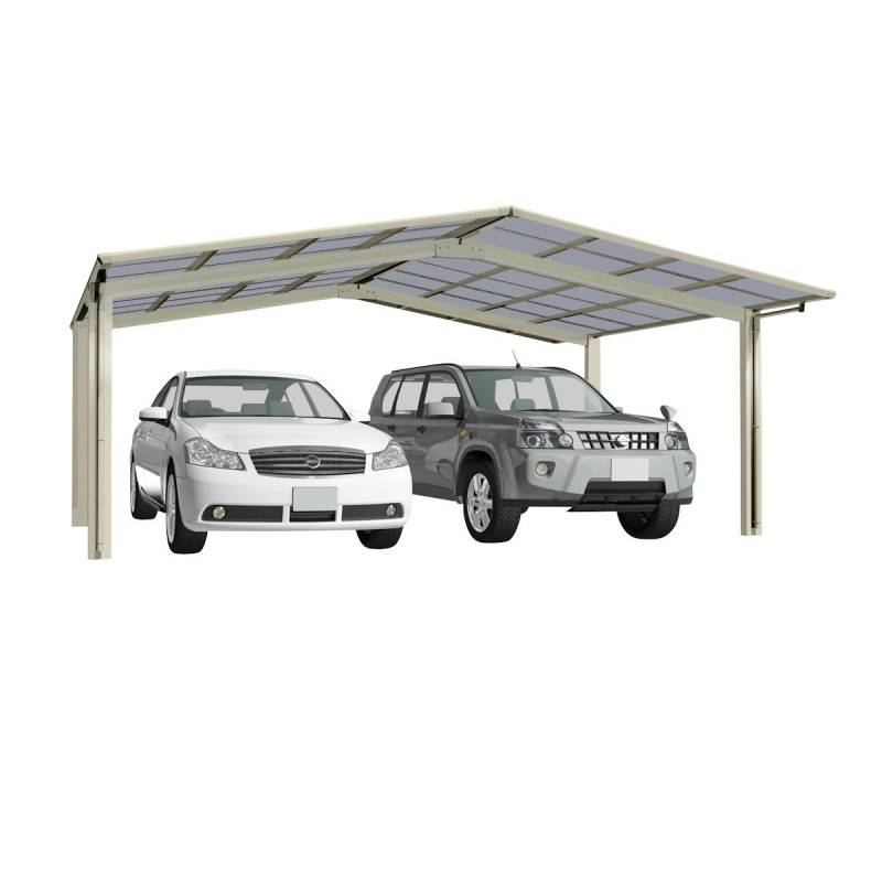 Ximax Carport Linea Typ 60 M-Ausführung 495 x 545 cm-Edelstahl-Look Ximax Carport Linea Typ 60 M-Ausführung 495 x 545 cm-Edelstahl-Look von Ximax