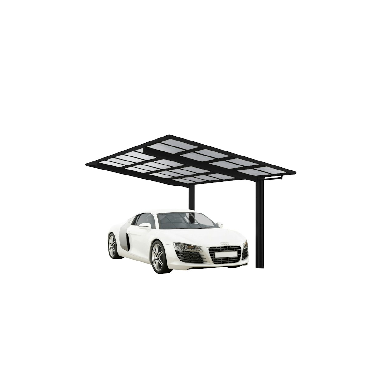 Ximax Carport Linea Typ 80 495 x 243 cm-schwarz von Ximax