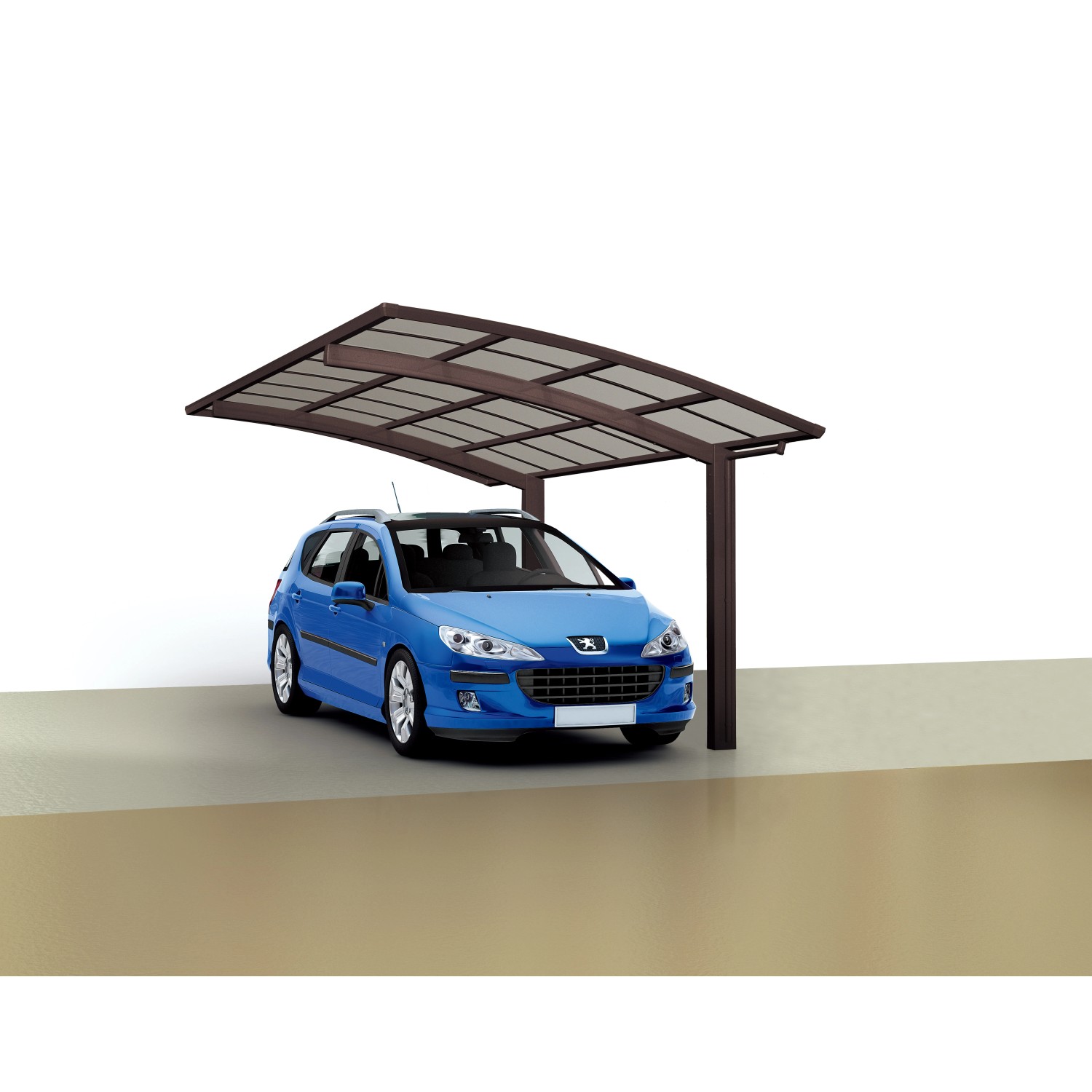 Ximax Carport Portoforte-80 Mattbraun 495 cm x 270 cm Ximax Carport Portoforte-80 Mattbraun 495 cm x 270 cm von Ximax