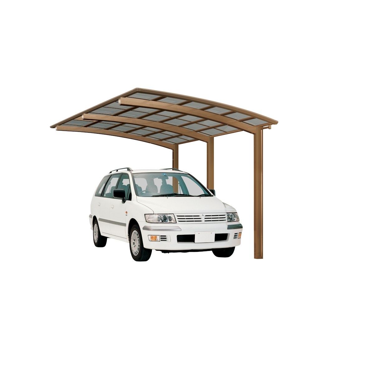 Ximax Carport Portoforte Typ 110 555 x 240 cm-bronze von Ximax