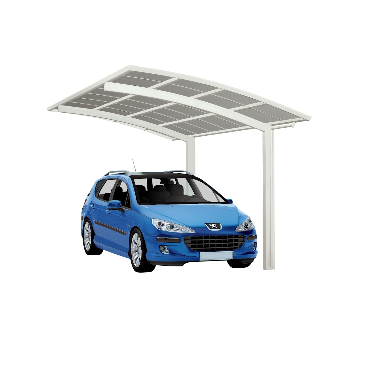 Ximax Carport Portoforte Typ 80 495 x 270 cm-winterweiss von Ximax