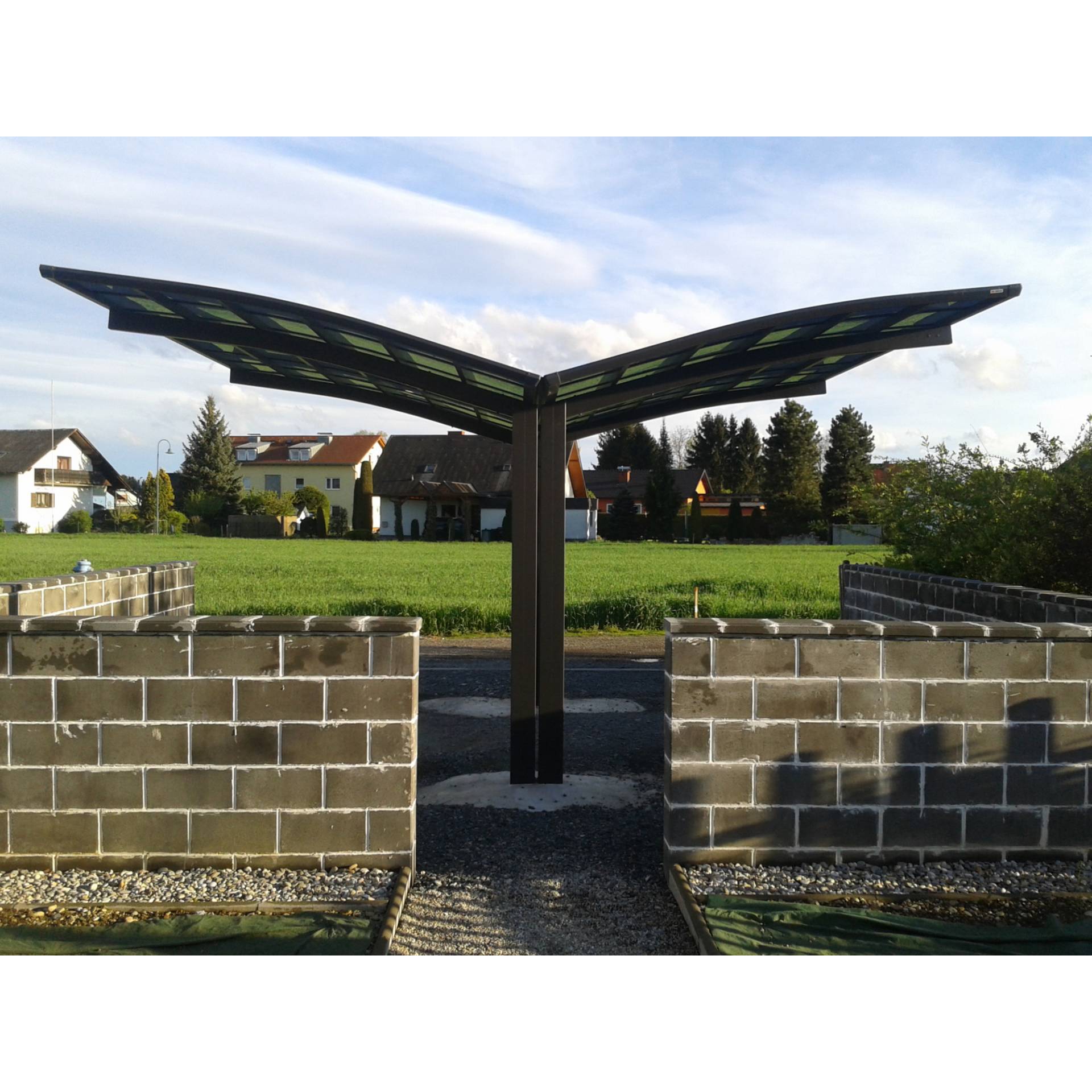 Ximax Doppelcarport 'Portoforte Typ 80 Y-Ausführung' Aluminium mattbraun 543 x 495 x 298 cm Ximax Doppelcarport 'Portoforte Typ 80 Y-Ausführung' Aluminium mattbraun 543 x 495 x 298 cm von Ximax