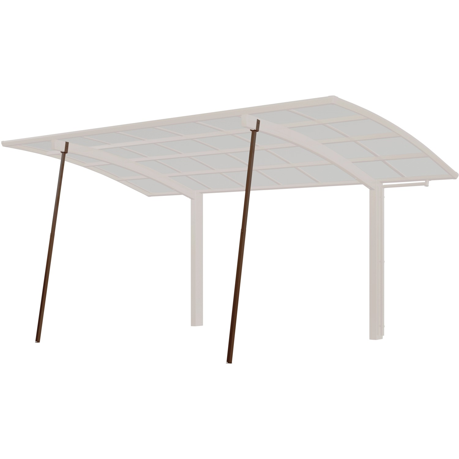 Ximax Carport Stützstange Caravan 206 cm Mattbraun Sonderfertigung Ximax Carport Stützstange Caravan 206 cm Mattbraun Sonderfertigung von Ximax
