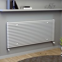Ximax Designheizkörper "Gamba Slim Duplex Horizontal, 610 mm x 1200 mm", 825 Watt, Weiß von Ximax