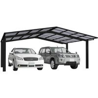 Ximax Doppelcarport "Linea Typ 60 M-schwarz", Aluminium, 530 cm, schwarz von Ximax