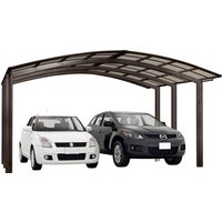 Ximax Doppelcarport "Portoforte Typ 80 M-mattbraun", Aluminium, 526 cm, braun von Ximax