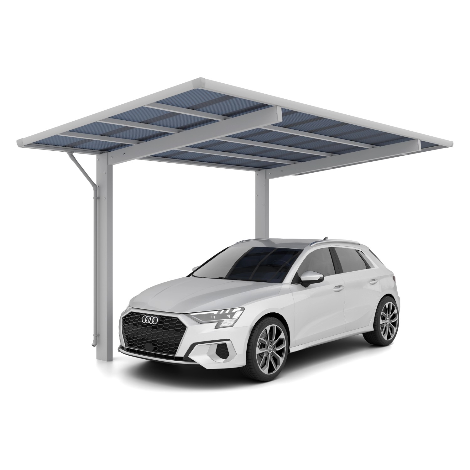 Ximax Einzelcarport Aluminium Wing 531,4 cm x 275,7 cm Silber 100 kg/qm Typ 80 Ximax Einzelcarport Aluminium Wing 531,4 cm x 275,7 cm Silber 100 kg/qm Typ 80 von Ximax
