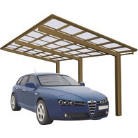 Ximax Einzelcarport "Linea Typ 110 Standard-bronze", Aluminium, 257 cm, bronze von Ximax