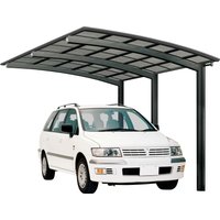 Ximax Einzelcarport "Portoforte Typ 110 Standard-schwarz", Aluminium, 254 cm, schwarz von Ximax