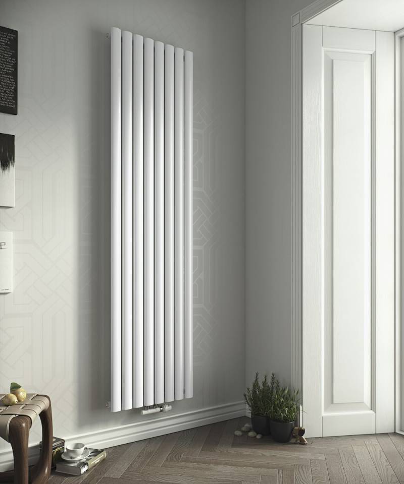 Ximax Raumheizkörper FORTUNA H: 1800 mm B: 236 mm T: 55 mm weiss RAL 9016 mit MA von Ximax