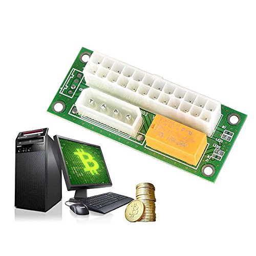 Ximimark Netzteil Adapter Stecker Dual Triple Relais Link Multiple Add2PSU (ATX 24pin auf Molex 4pin) von Ximimark