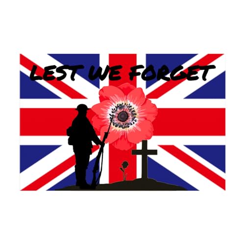 Lest We Forget Flagge, Remembrance Day Poppy Flags von Ximinwzm