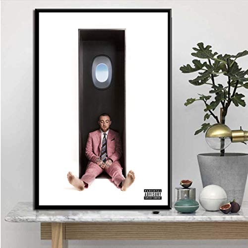 Xin Yao Store Moderne Mode Mac Miller Hot Swimming Album Für Kinder Musik Cover Hip Hop Rap Kunst Seidenmalerei Auf Leinwand Wand Poster Home Decor50X70CM von Xin Yao Store