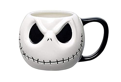 XinYiC Skellington Kaffeetasse Totenkopf Trinkgeschirr Jack Cartoon Kaffeetasse Teetasse Halloween von XinYiC