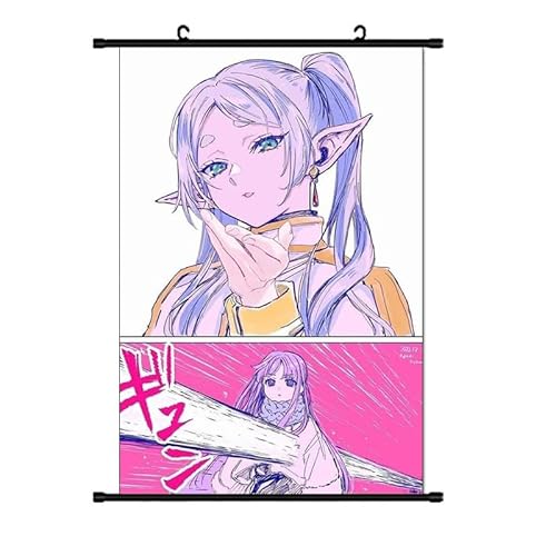 Frieren: Beyond Journey's End Poster Stark/Fern/Frieren Anime Scroll Poster Wallscroll Anime Malerei Bild Aufhänger Poster Zimmer Dekorative Poster Geschenk Frieren: Beyond Journey's End Poster Stark/Fern/Frieren Anime Scroll Poster Wallscroll Anime Malerei Bild Aufhänger Poster Zimmer Dekorative Poster Geschenk von Xinchangda
