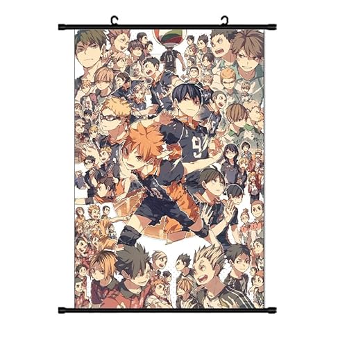 Haikyuu!! Poster Kuroo Tetsurou/Tobio Kageyama/Shoyo Hinata Anime Scroll Poster Wallscroll Anime Malerei Bild Aufhänger Poster Zimmer Dekorative Poster Geschenk Haikyuu!! Poster Kuroo Tetsurou/Tobio Kageyama/Shoyo Hinata Anime Scroll Poster Wallscroll Anime Malerei Bild Aufhänger Poster Zimmer Dekorative Poster Geschenk von Xinchangda