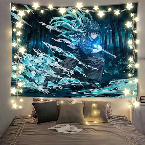 Kamado Tanjiro Anime Hanging Cloth Poster Banner Kanroji Mitsuri/Kochou Shinobu Anime Poster Hängende Wand Tuch Bild von Xinchangda