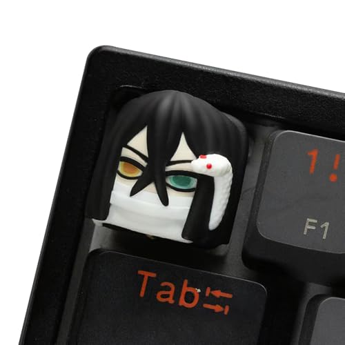 Kamado Tanjiro Anime Keycaps Kamado Nezuko/Kanroji Mitsuri Resin Keyboard Key Cap Anime Keycap Only for Cross-Axis Mechanical Keyboards von Xinchangda
