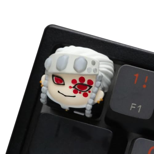 Kamado Tanjiro Anime Keycaps Kamado Nezuko/Kanroji Mitsuri Resin Keyboard Key Cap Anime Keycap Only for Cross-Axis Mechanical Keyboards von Xinchangda