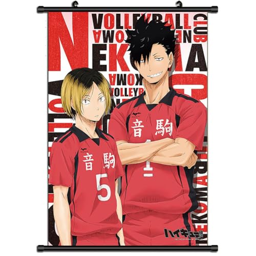 Xinchangda Haikyuu Schriftrollen-Poster, Banner, Anime, Hinata, Shoyo, Tobio, Kageyama, Tsukishima, Kei, Poster, zum Aufhängen, Wandbild, Heimdekoration, 60 x 40 cm Xinchangda Haikyuu Schriftrollen-Poster, Banner, Anime, Hinata, Shoyo, Tobio, Kageyama, Tsukishima, Kei, Poster, zum Aufhängen, Wandbild, Heimdekoration, 60 x 40 cm von Xinchangda