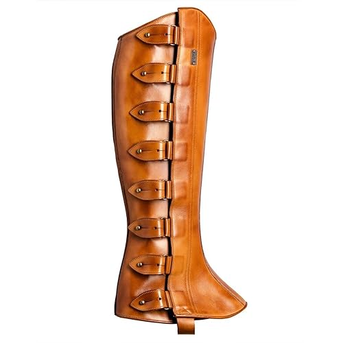 Xinchangda Mittelalterliche Leder Beinschienen, Retro-Stil Beinschützer Verstellbare Leder Schienbeinschoner Wade Rüstung Cosplay Zubehör Vintage Huntsman Requisiten von Xinchangda