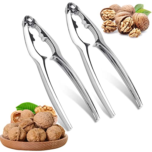 Xinchen Nussknacker 2 Stücke Edelstahl Nußknacker Walnüsse Nußknacker Nussknacker für Walnüsse Haselnuss Nußknacker Walnussknacker für Pecan Walnut Mandeln von Xinchen