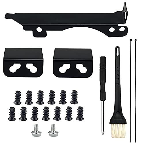 22stk Fan Mount Rack PCI Slot Halterung Lüfter 8cm 9cm Computer Heizkörper Ständer Halter DIY Support Tool Mit Pinsel und Schraubendreher für Grafikkarte Grafikkarte von CiShow