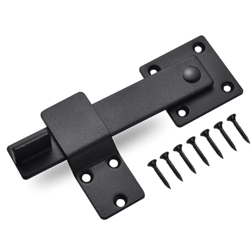 XingFuDM Türriegel Edelstahl schiebetür schloss Torriegel Schlossriegel Verrieglung Schloss TüRschloss InnentüR Flip Latch mit Fester Schraube Bolzenriegel Schwarz 15cm XingFuDM Türriegel Edelstahl schiebetür schloss Torriegel Schlossriegel Verrieglung Schloss TüRschloss InnentüR Flip Latch mit Fester Schraube Bolzenriegel Schwarz 15cm von XingFuDM