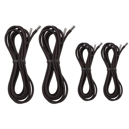 XingShengLink Universal Zero Gravity Stuhl-Ersatzschnur, 4 Stück, elastische Kordel, Reparaturwerkzeug für Loungesessel, Klappstuhl, Liegestuhl (schwarz) von XingShengLink
