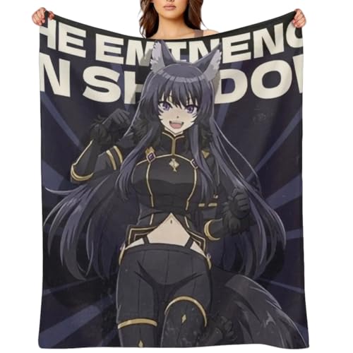 Xingbiyou Anime Delta Decke, The Eminence in Shadow, Flauschige Wohndecke, Sofadecke (150x200cm) von Xingbiyou
